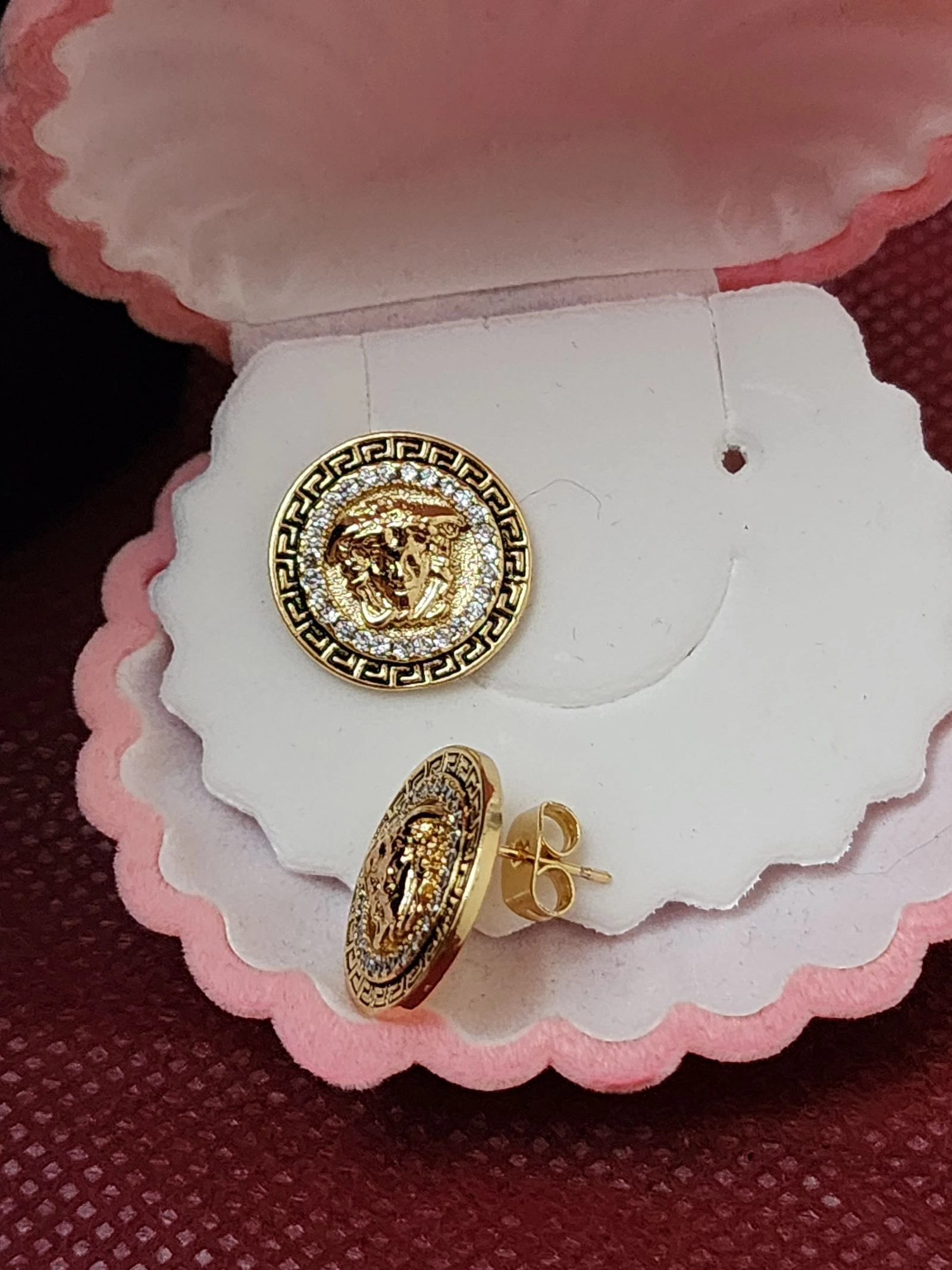 Boucles d'oreilles bain or couleur 14k – photo 4